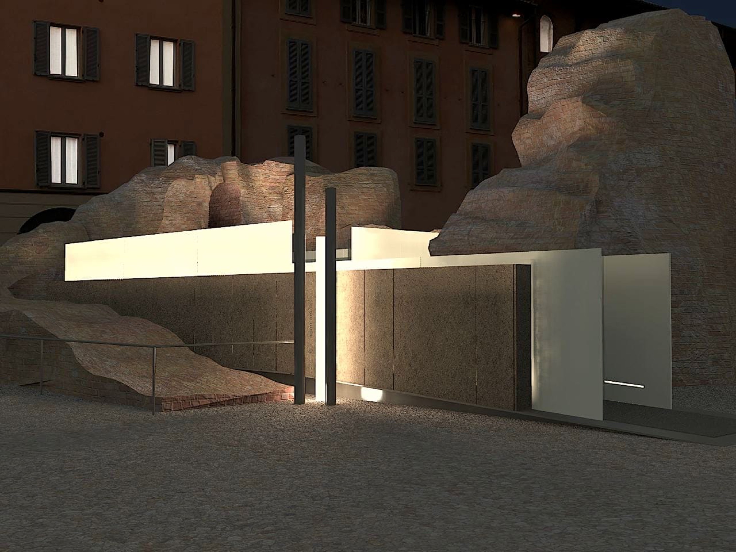 Concorso sistemazione resti della Torre Civica